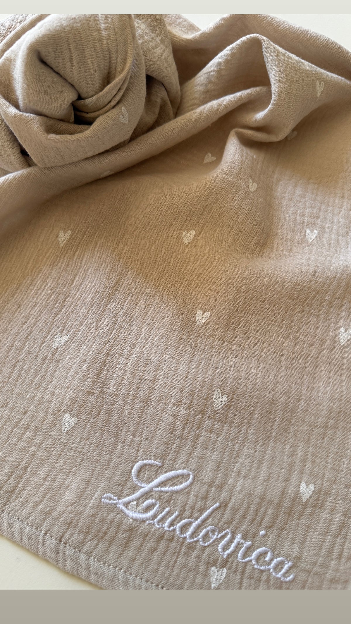 Mussola in Puro Cotone Oeko-Tex® Personalizzata