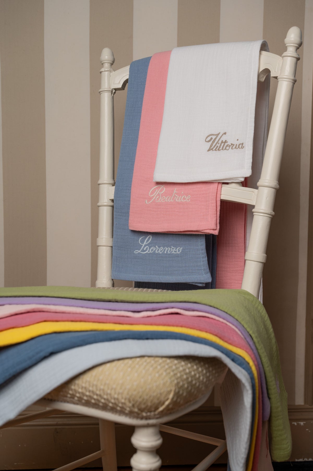 Mussola in Puro Cotone Oeko-Tex® Personalizzata